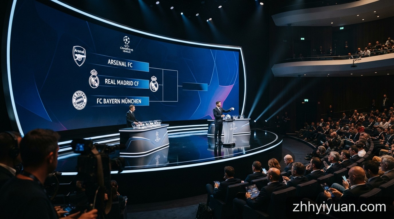 Kết quả bốc thăm Champions League 2026/27: Arsenal đụng độ Real Madrid và Bayern Munich