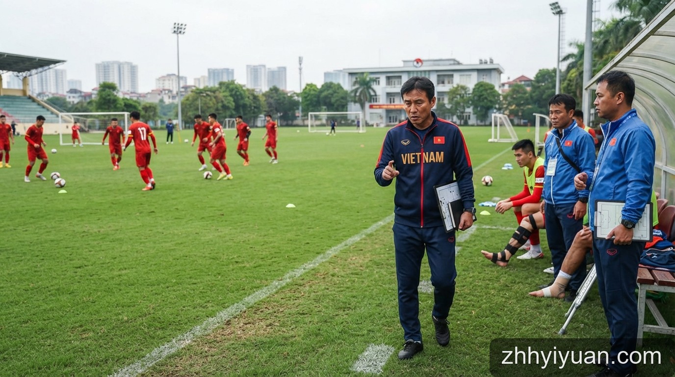 ĐT Việt Nam hội quân: HLV Kim Sang-sik đối mặt 'bão' chấn thương trước thềm FIFA ASEAN Cup 2026